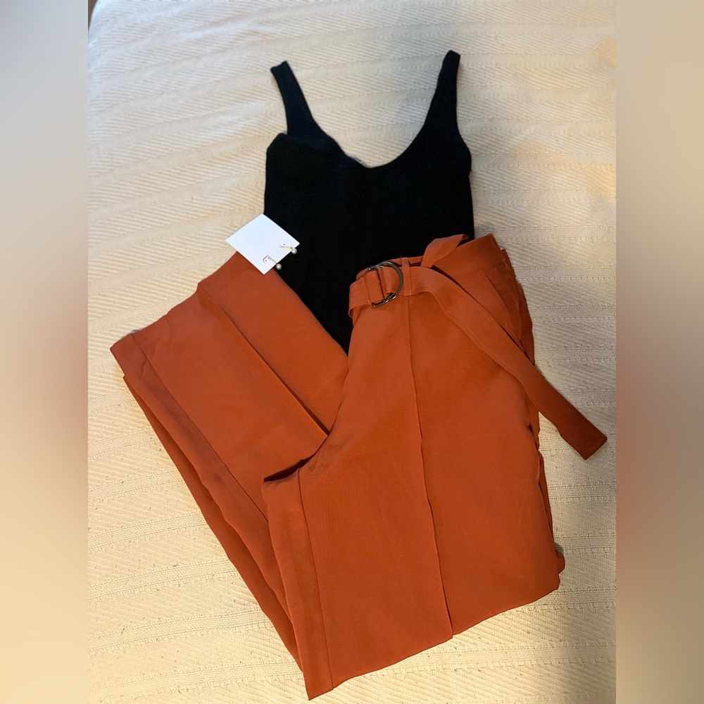 Burnt orange dress pants - never worn